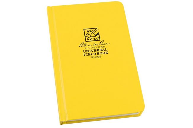 Afbeelding voor Rite in the Rain Universal Hard Cover Book 370F, 4 3/4" x 7 1/2", Yellow, notitieboek