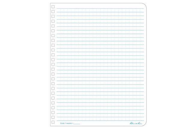 Afbeelding voor Rite in the Rain Side Spiral Notebook 373-LG 6 5/8" x 8 1/2", Yellow, Line Grid, notitieboek