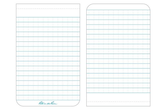 Afbeelding voor Rite in the Rain Soft Cover Top Bound Notebook 378, 3 1/4" x 5 1/4", Yellow, notitieboekje