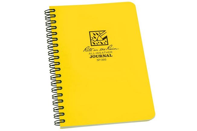 Afbeelding voor Rite in the Rain Journal Notebook 393, 4 5/8" x 7", Yellow, notitieboek
