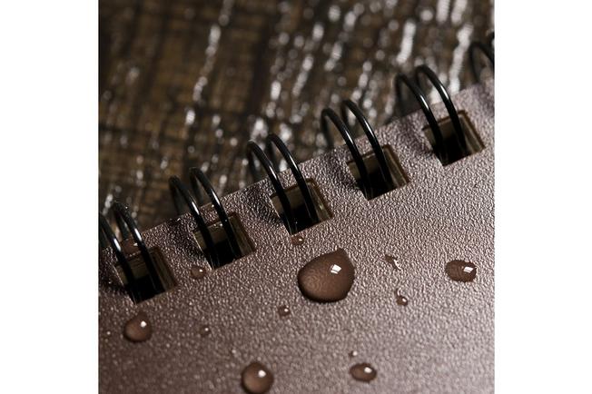 Afbeelding voor Rite in the Rain Top Spiral Notebook 446, 4" x 6", Brown, notitieboekje