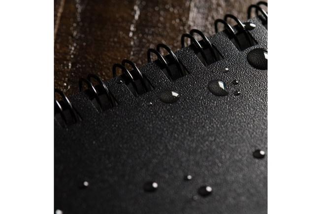 Afbeelding voor Rite in the Rain Top Spiral Notebook 735, 3" x 5", Black, notitieboekje