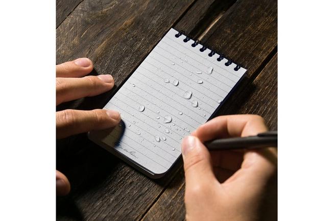Afbeelding voor Rite in the Rain Top Spiral Notebook 735, 3" x 5", Black, notitieboekje
