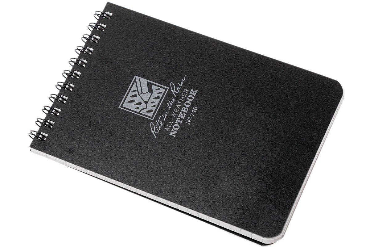 Wees tevreden ~ kant Wig Rite in the Rain notebook 4" x 6" zwart, 746 | Voordelig kopen bij  knivesandtools.nl