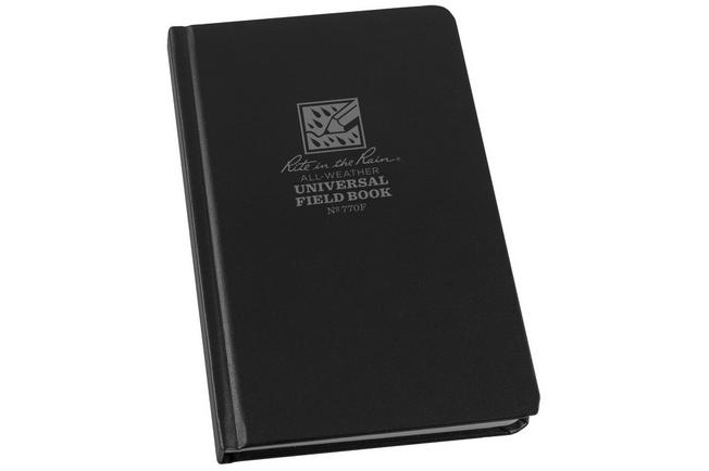 Afbeelding voor Rite in the Rain Universal Hard Cover Book 770F, 4 3/4" x 7 1/2", Black, notitieboek