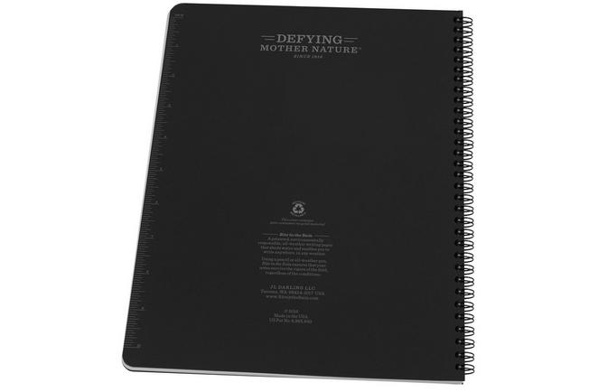Afbeelding voor Rite in the Rain Side Spiral Notebook 773-MX 8 1/2" x 11", Black, notitieboek