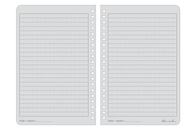 Afbeelding voor Rite in the Rain Universal Spiral Notebook 773, 4 5/8" x 7", Black, notitieboek