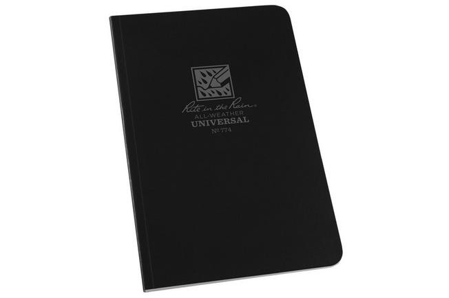 Afbeelding voor Rite in the Rain Universal Soft Cover Book 774, 4 5/8" x 7", Black, notitieboek
