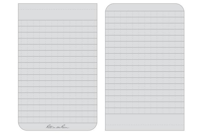 Afbeelding voor Rite in the Rain Soft Cover Top Bound Notebook 778, 3 1/4" x 5 1/4", Black, notitieboekje