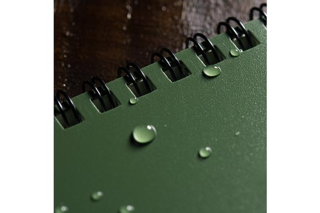 Afbeelding voor Rite in the Rain Top Spiral Notebook 935, 3" x 5", Green, notitieboekje