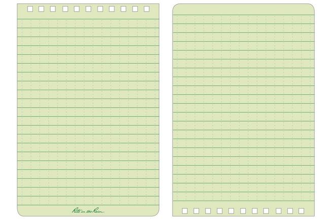 Afbeelding voor Rite in the Rain Top Spiral Notebook 946, 4" x 6", Green, notitieboek
