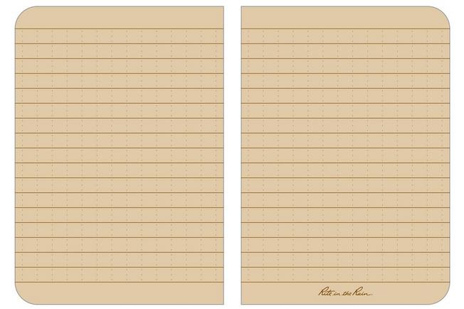 Afbeelding voor Rite in the Rain Soft Cover Book 954T, 3 1/2" x 5", Tan, notitieboekje