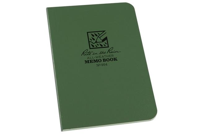 Afbeelding voor Rite in the Rain Soft Cover Book 954, 3 1/2" x 5", Green, notitieboekje
