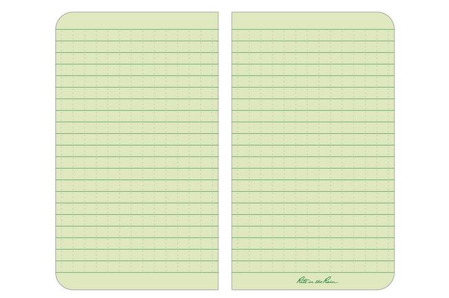 Afbeelding voor Rite in the Rain Soft Cover Book 964, 3 1/2" x 6", Green, notitieboek