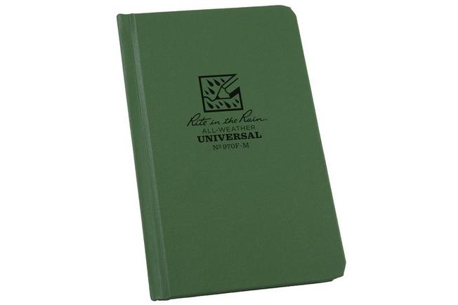Afbeelding voor Rite in the Rain Hard Cover Book 970F-M, 4 1/4" x 6 3/4", Green, notitieboek