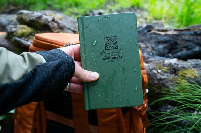 Afbeelding voor Rite in the Rain Hard Cover Book 970F-M, 4 1/4" x 6 3/4", Green, notitieboek