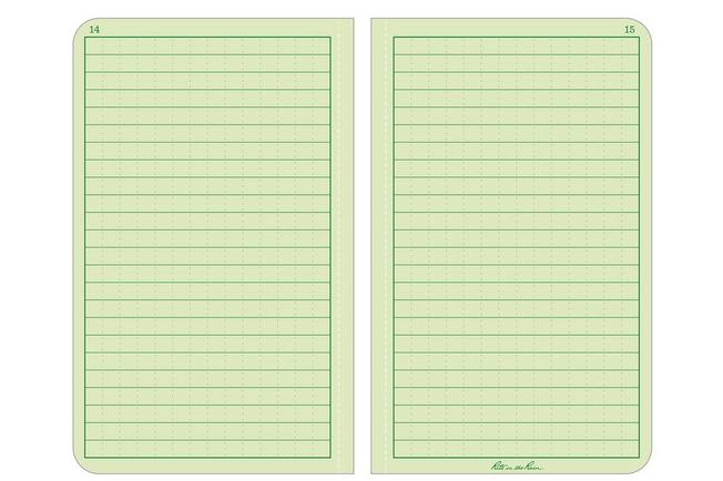 Afbeelding voor Rite in the Rain Universal Hard Cover Book 970F, 4 3/4" x 7 1/2", Green, notitieboek