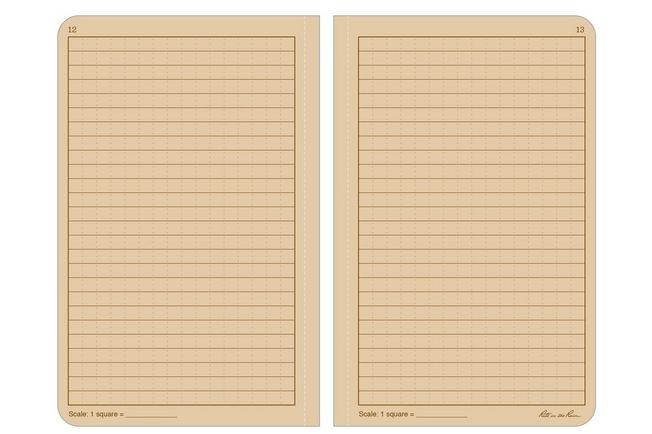 Afbeelding voor Rite in the Rain Universal Hard Cover Book 970TF, 4 3/4" x 7 1/2", Tan, notitieboek