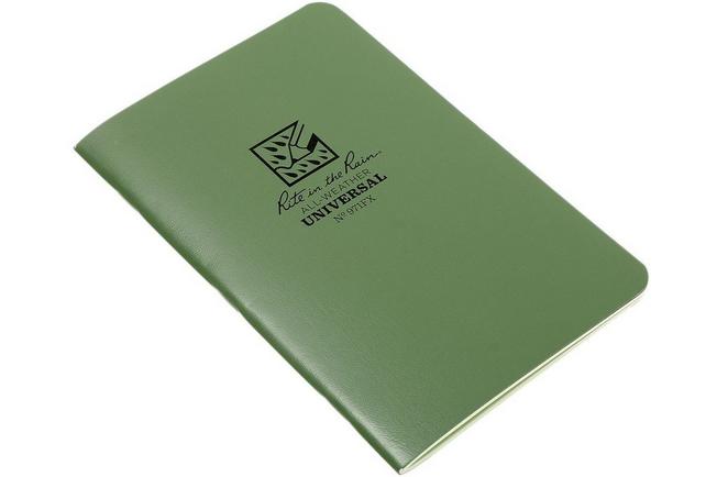 Rite in the Rain notebook 4 5/8 x 7 green, 3-piece, 971FX