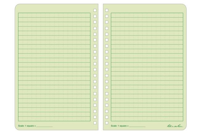 Afbeelding voor Rite in the Rain Universal Spiral Notebook 973,4 5/8" x 7", Green, notitieboek