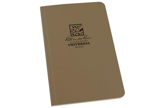 Afbeelding voor Rite in the Rain Universal Soft Cover Book 974T, 4 5/8" x 7", Tan, notitieboek
