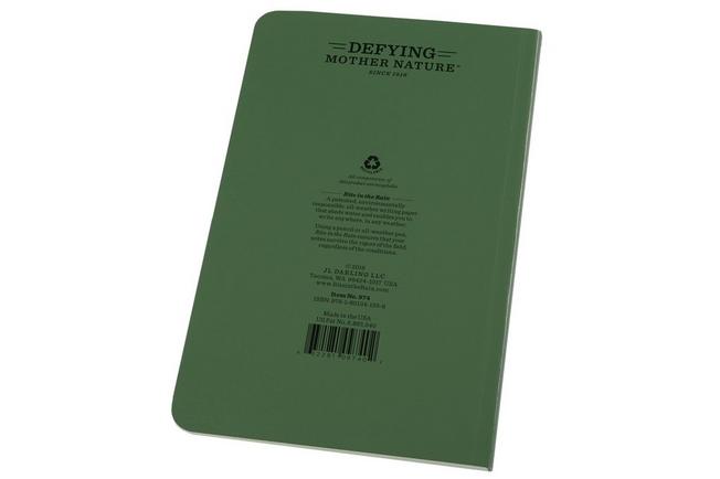 Afbeelding voor Rite in the Rain Universal Soft Cover Book 974, 4 5/8" x 7", Green, notitieboek
