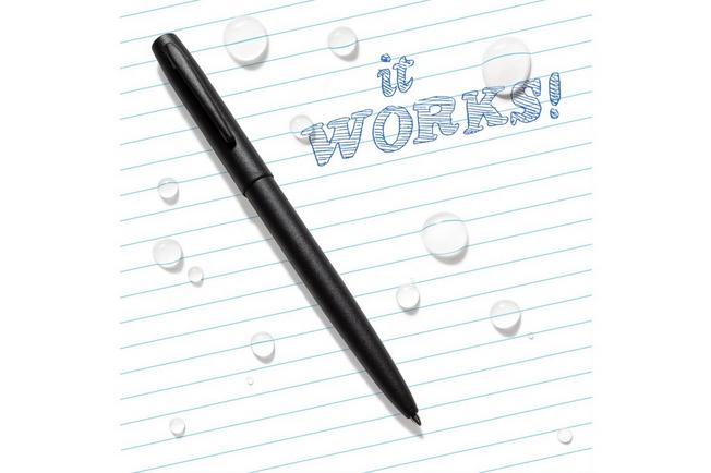 Afbeelding voor Rite in the Rain All-Weather Metal Pen 97B, Black, Blue Ink, pen