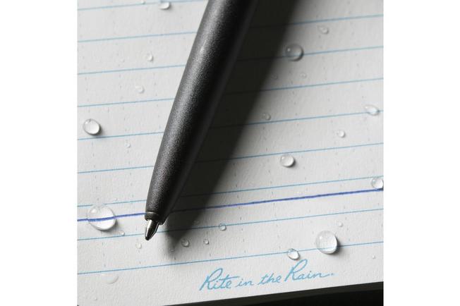 Afbeelding voor Rite in the Rain All-Weather Metal Pen 97B, Black, Blue Ink, pen