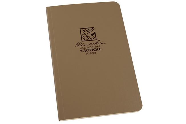Afbeelding voor Rite in the Rain Tactical Field Book 980T, 4 5/8" x 7", Tan, notitieboek