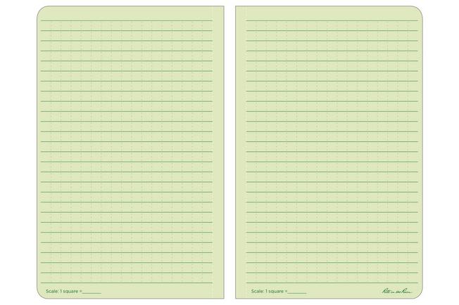 Afbeelding voor Rite in the Rain Tactical Field Book 980, 4 5/8" x 7", Green, notitieboek
