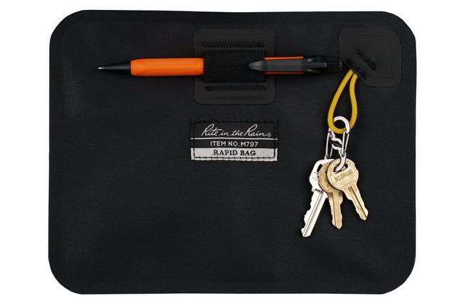 Afbeelding voor Rite in the Rain Monsoon Rapid Medium Bag M797 Black, 7x9", waterdichte  pouch