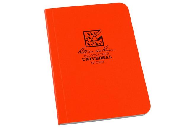 Afbeelding voor Rite in the Rain Soft Cover Book OR54, 3 1/2" x 5", Orange, notitieboekje