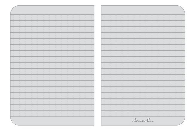 Afbeelding voor Rite in the Rain Soft Cover Book OR54, 3 1/2" x 5", Orange, notitieboekje