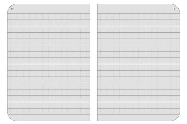 Afbeelding voor Rite in the Rain Stapled Notebooks OR71FX-M, 3 1/4" x 4 5/8", Orange, set van 3 notitieboekjes