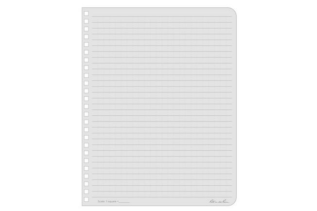 Afbeelding voor Rite in the Rain Side Spiral Notebook OR73-LG 6 5/8" x 8 1/2", Orange, Line Grid, notitieboek