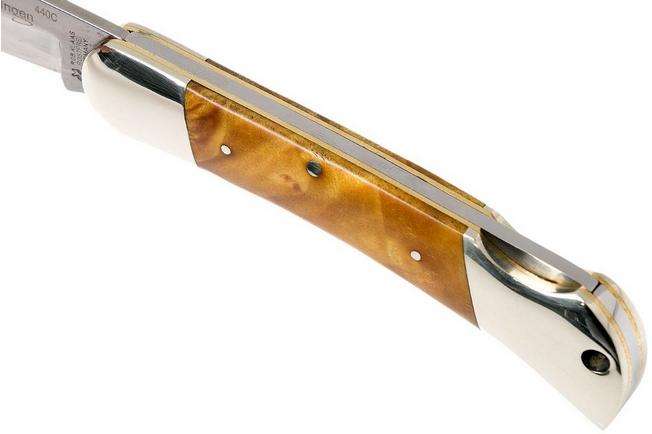 Image for Robert Klaas Monolith 3000 Lockback 110mm Maple Wood 1997-460 hunting knife