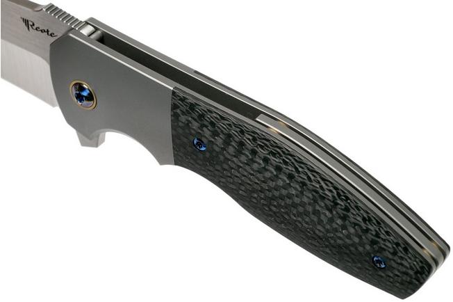 Reate Augustus M390 Carbon fibre pocket knife, Kirby Lambert design