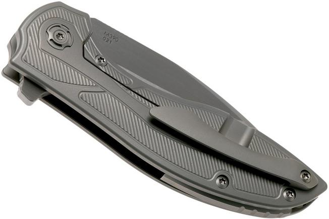 Bild für Reate Iron Flipper Brown Micarta, Beadblast Screws Taschenmesser