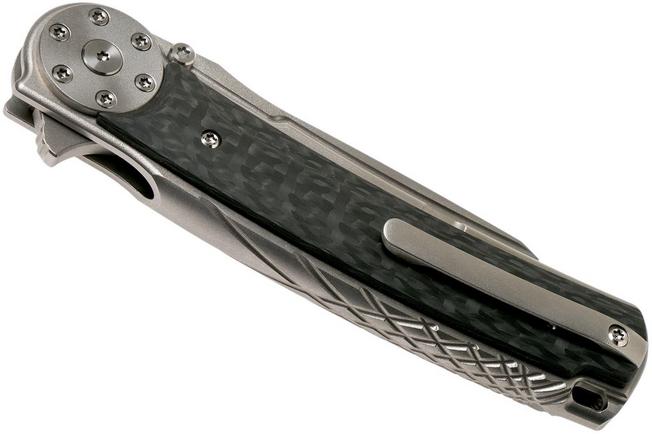 Imagen para Reate JACK 2.0 carbonfiber Wirewheel, M390 Handrubbed navaja con peine