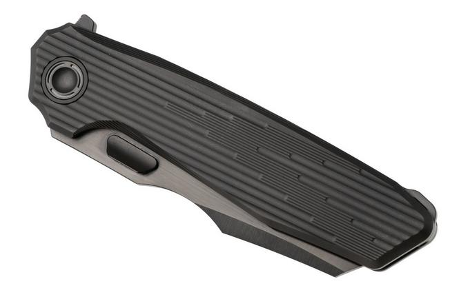 Afbeelding voor Reate Mantis Black DLC Elmax, Patterned Black DLC Titanium, zakmes