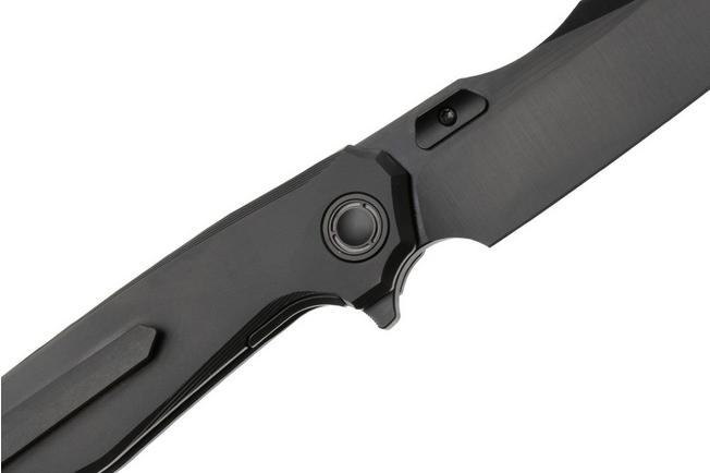 Afbeelding voor Reate Mantis Black DLC Elmax, Smooth Black DLC Titanium, zakmes