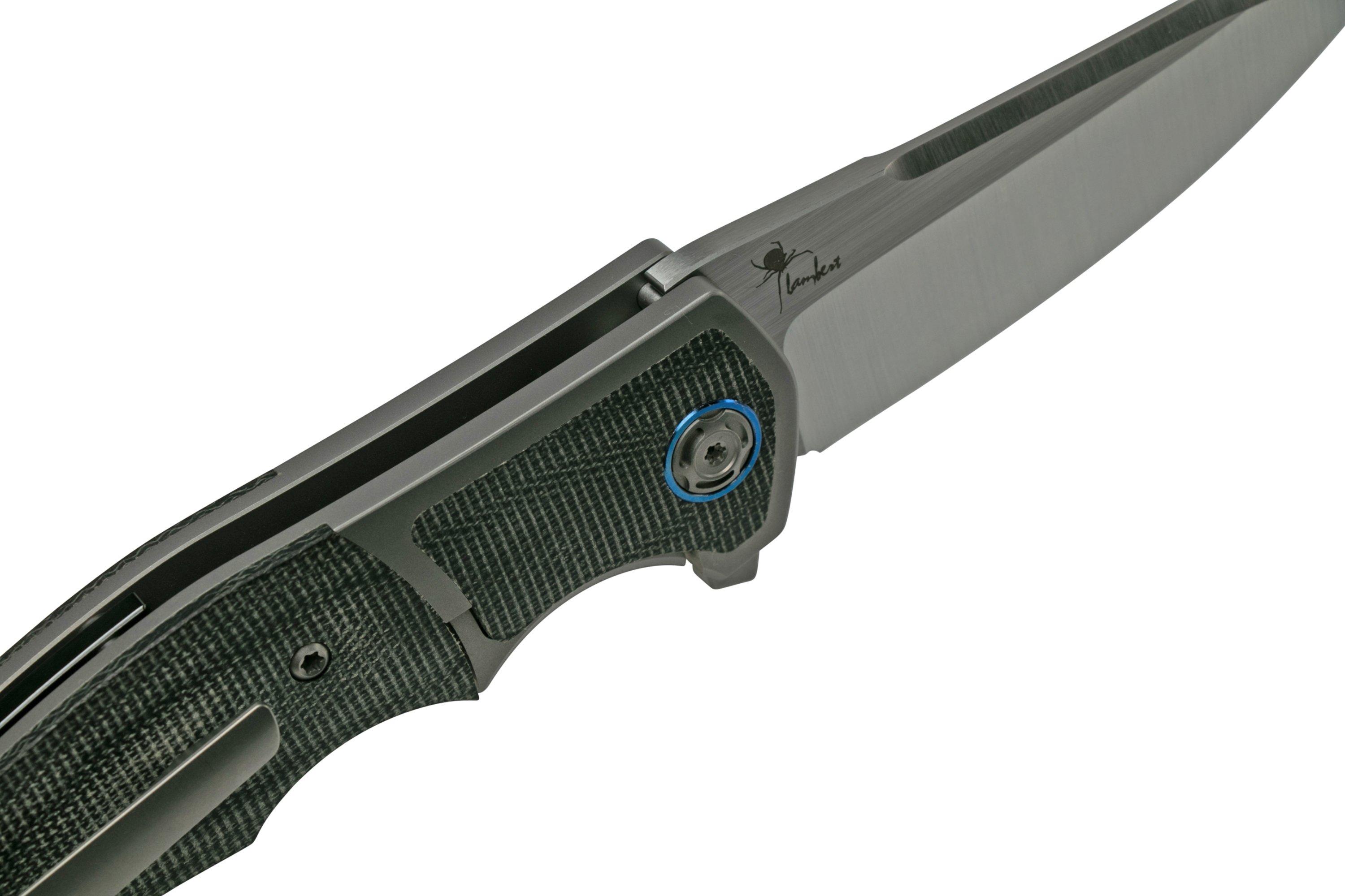 Reate Mini Crossroads M390, Micarta schwarz MCR-BLM Taschenmesser ...