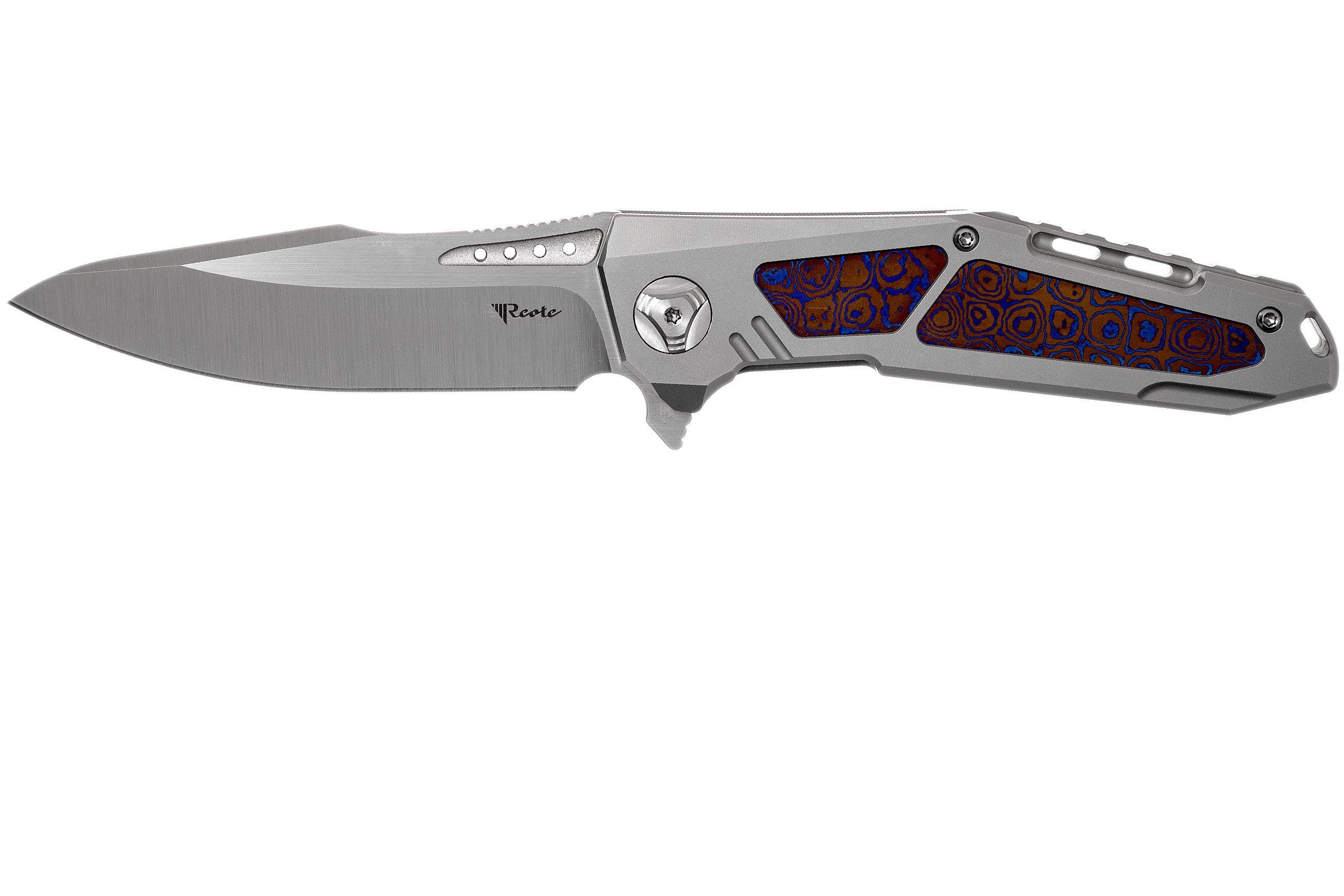 Reate K3 Mokuti Inlay, Droppoint CTS-204P Satin Finish pocket knife |  Advantageously shopping at Knivesandtools.com