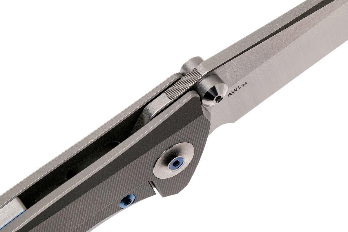 Reate NEW Torrent Grey Handle Satin RWL34 Blade Compras Con