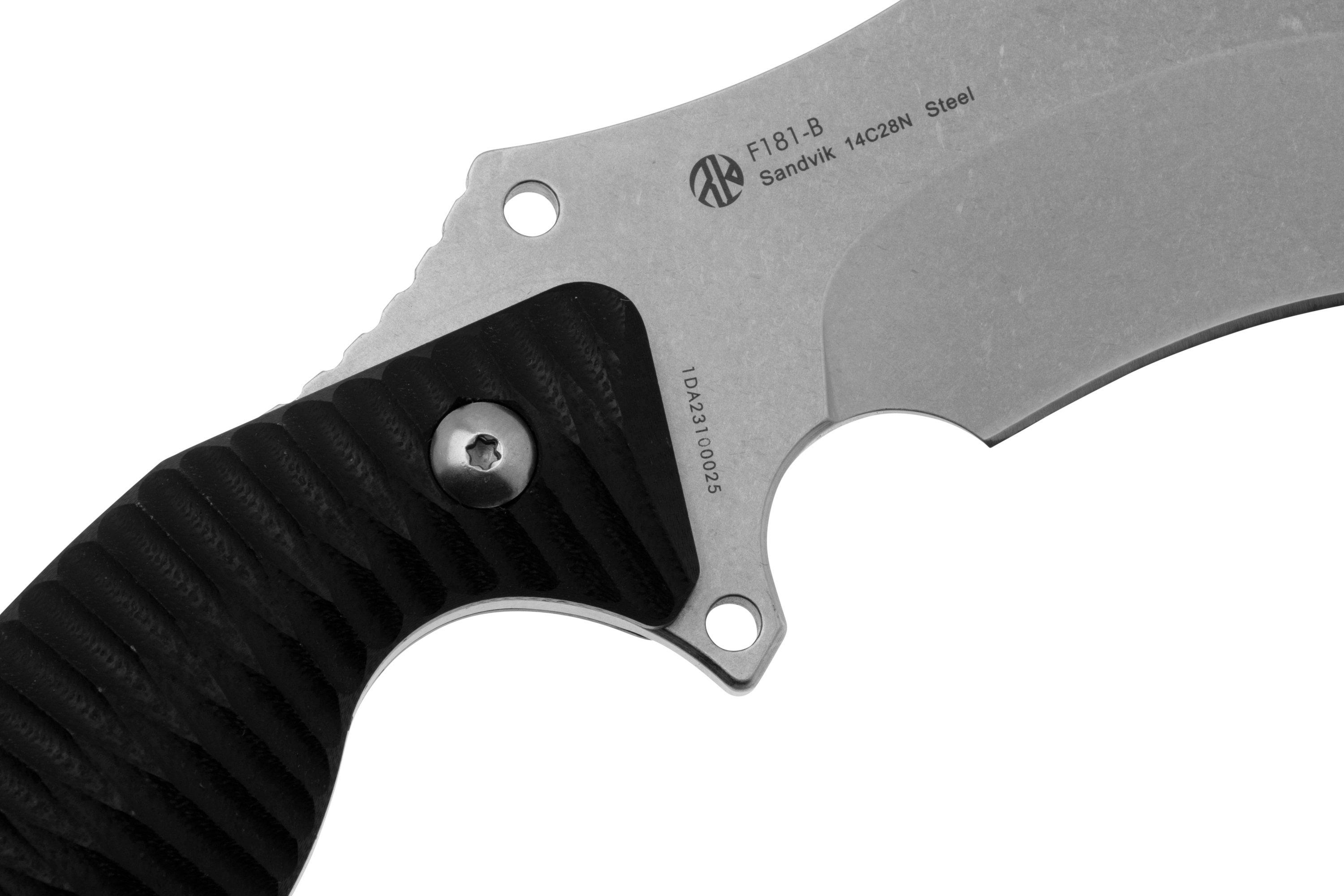 Ruike F181-B 14C28N, Black G10, tactical knife | Advantageously ...