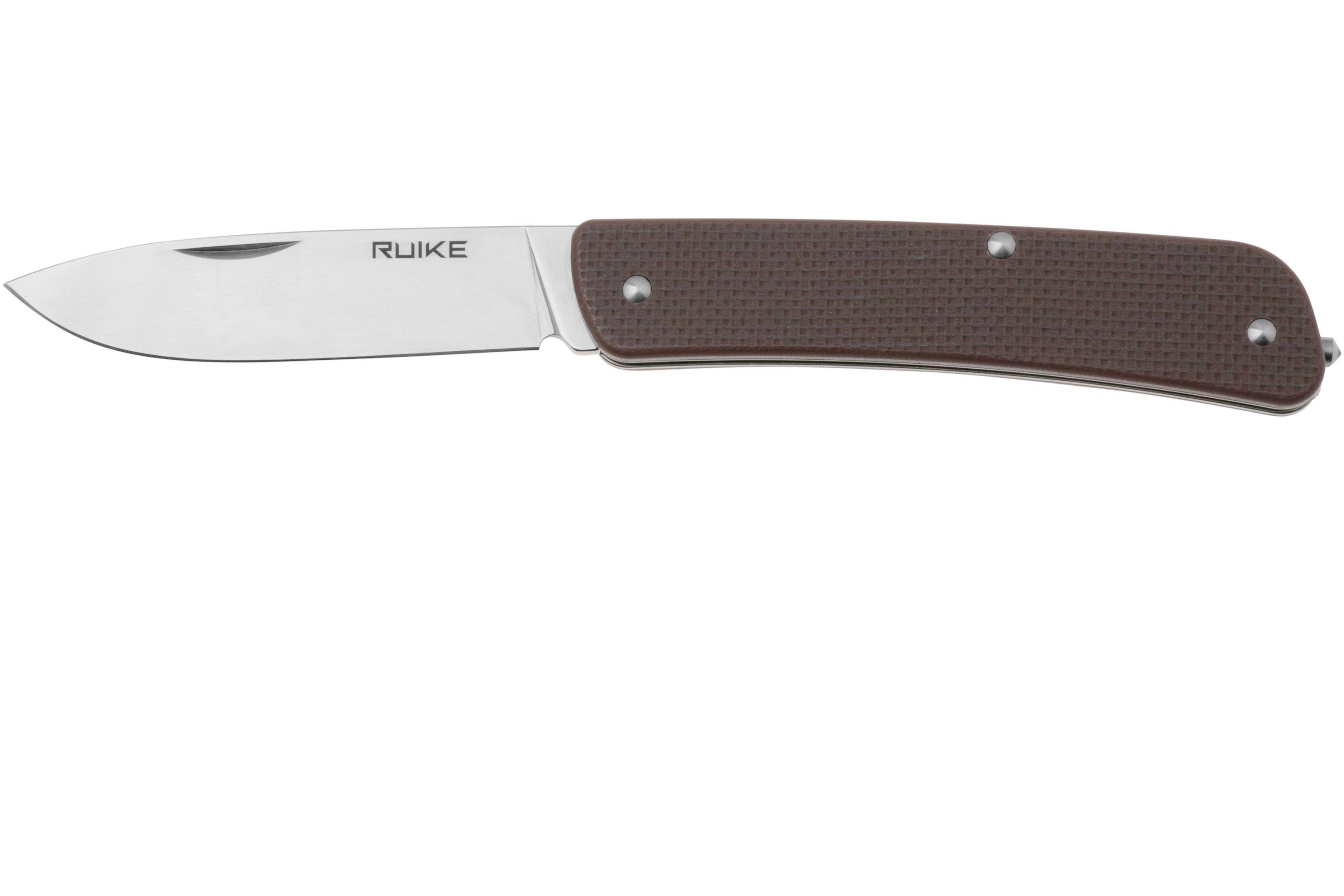 Ruike L11-N 12C27, Brown G10, pocket knife | Advantageously shopping at ...