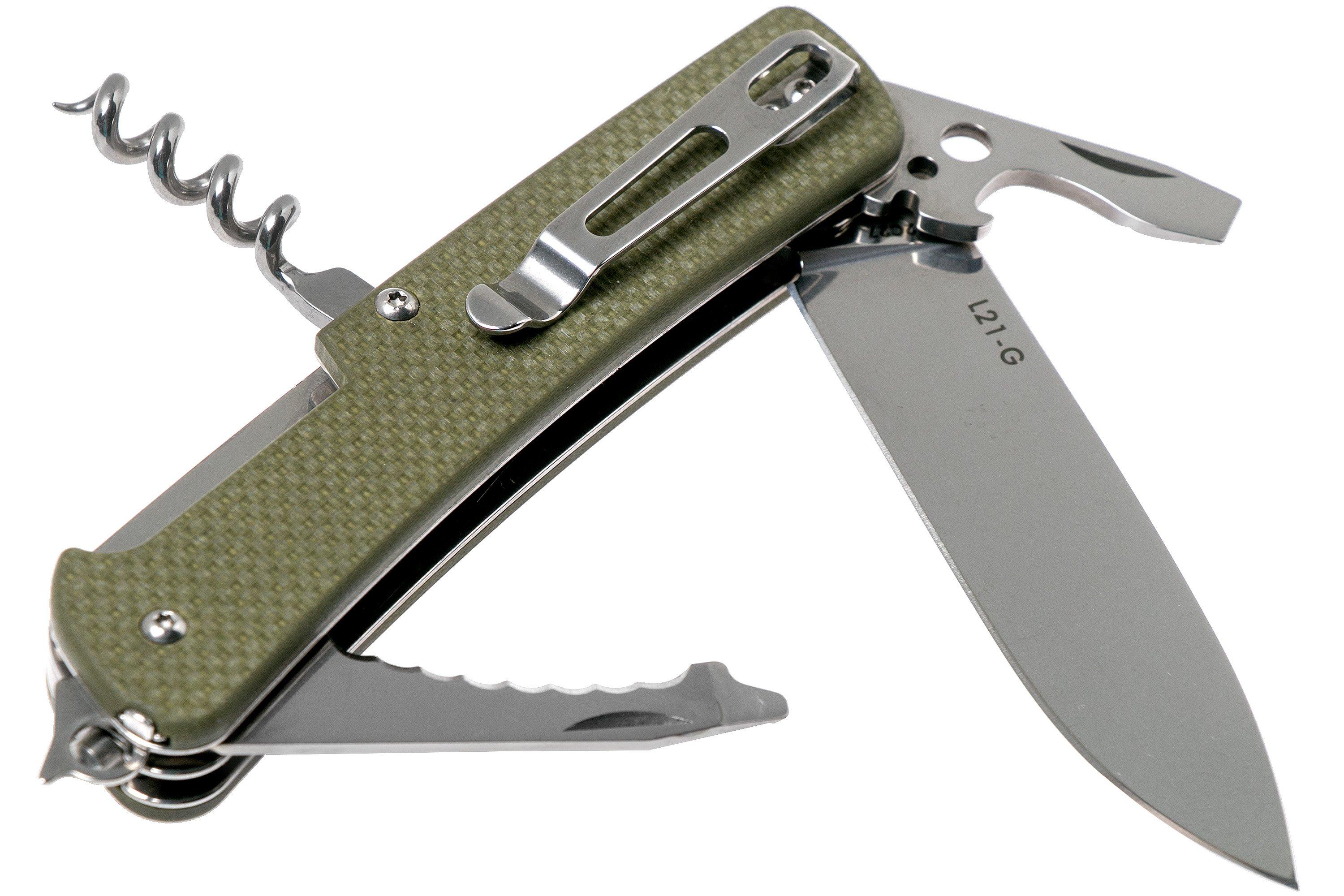 Ruike L21G Criterion Green pocket knife Advantageously shopping at