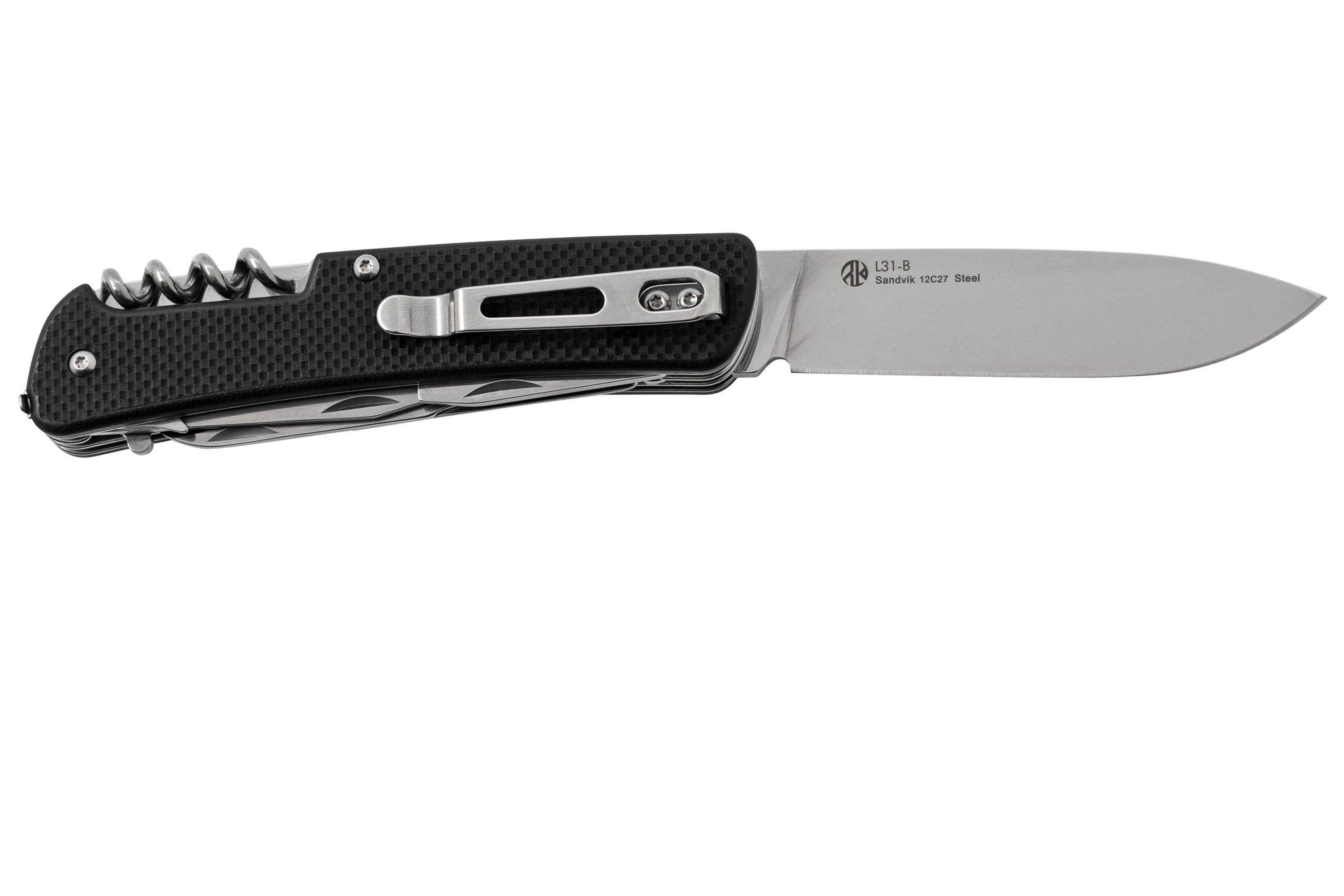 Ruike L31-B Criterion Black pocket knife | Advantageously shopping at ...