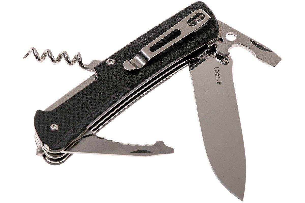 Ruike LD21-B Trekker pocket knife, black | Advantageously shopping at ...