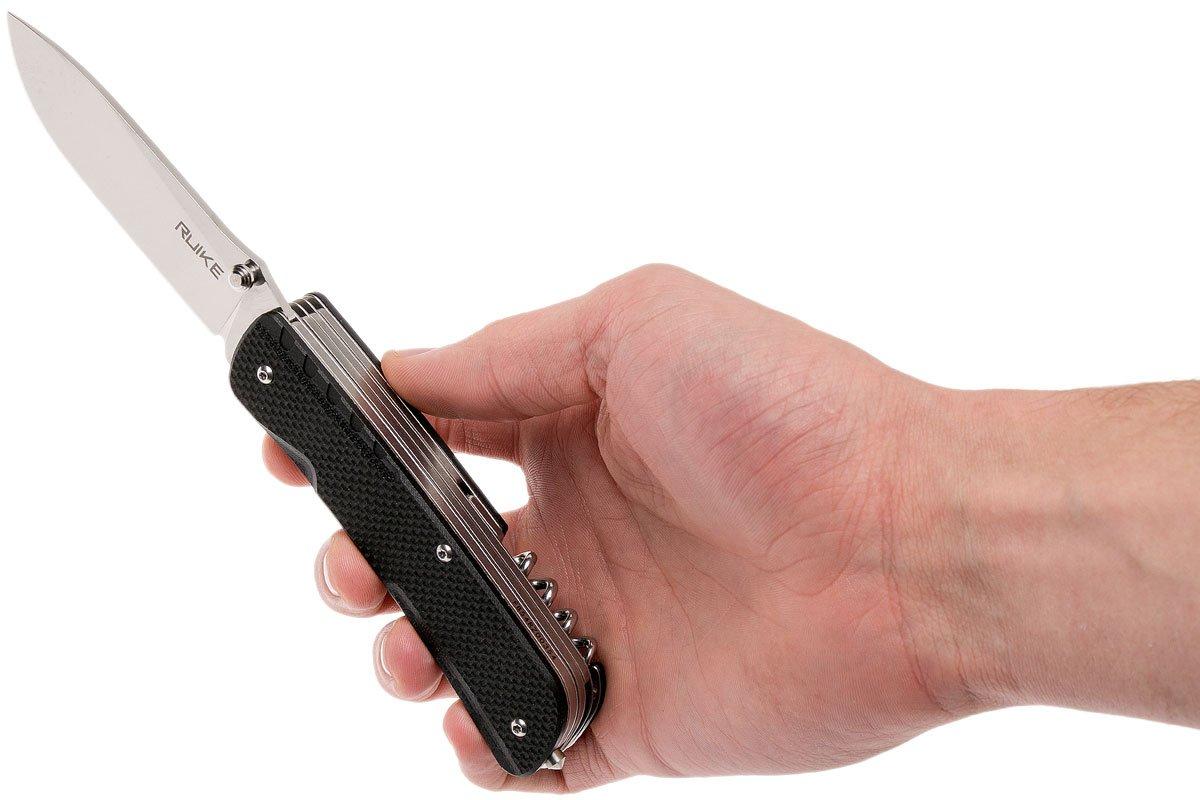 Ruike LD42-B Trekker pocket knife, black | Advantageously shopping at ...